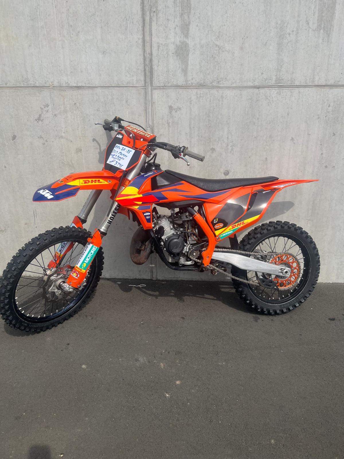 New in Sx 125 17  Beautiful bike throughout 2/  £3795