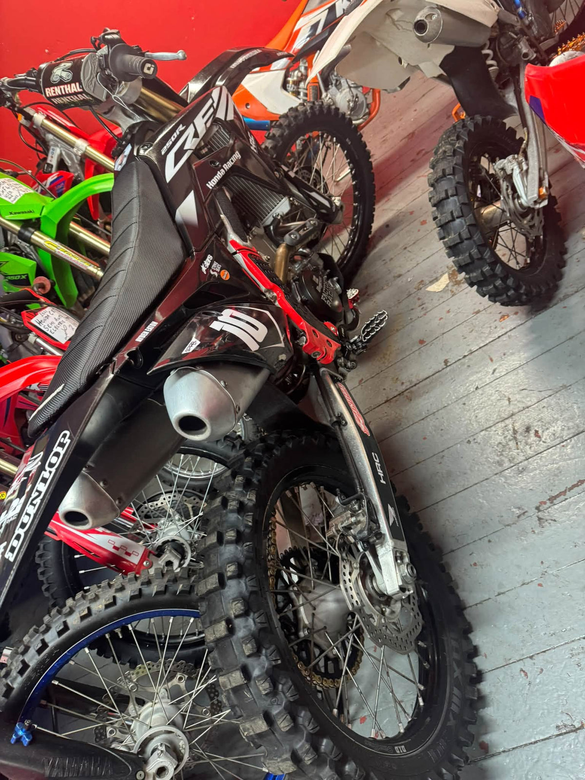 CRF250 20, TWIN PIPE BLACK WARRIOR P SALE,