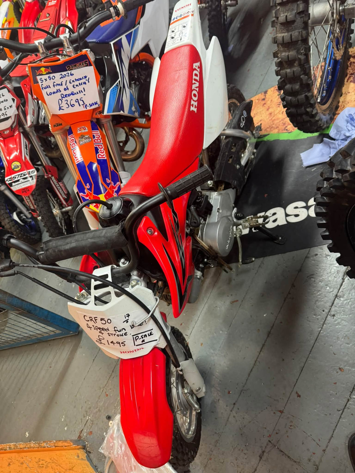 CRF50 USED 4 SPEED KIDZ BIKE,