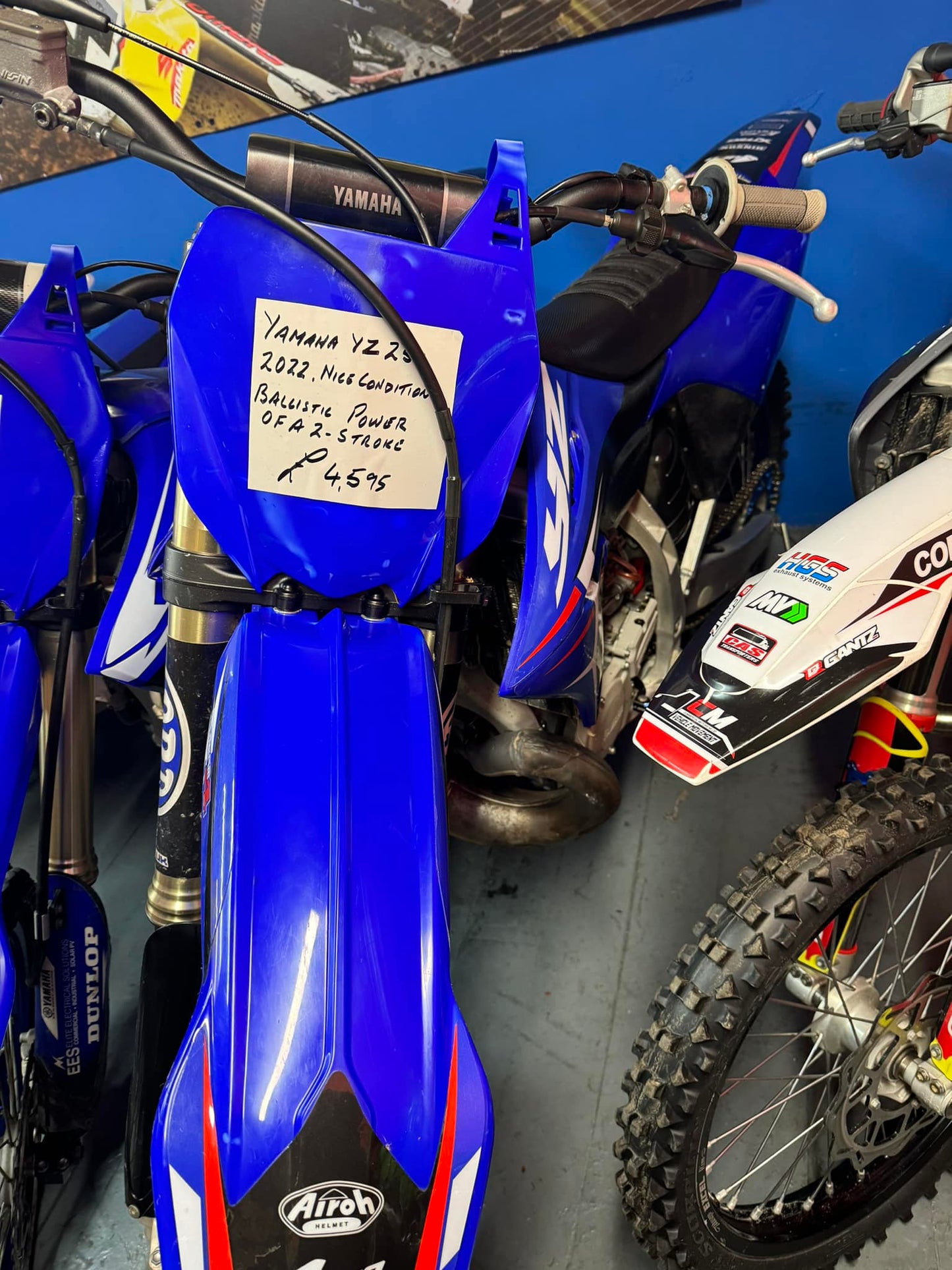 yz250 22 now £4395 was £4595