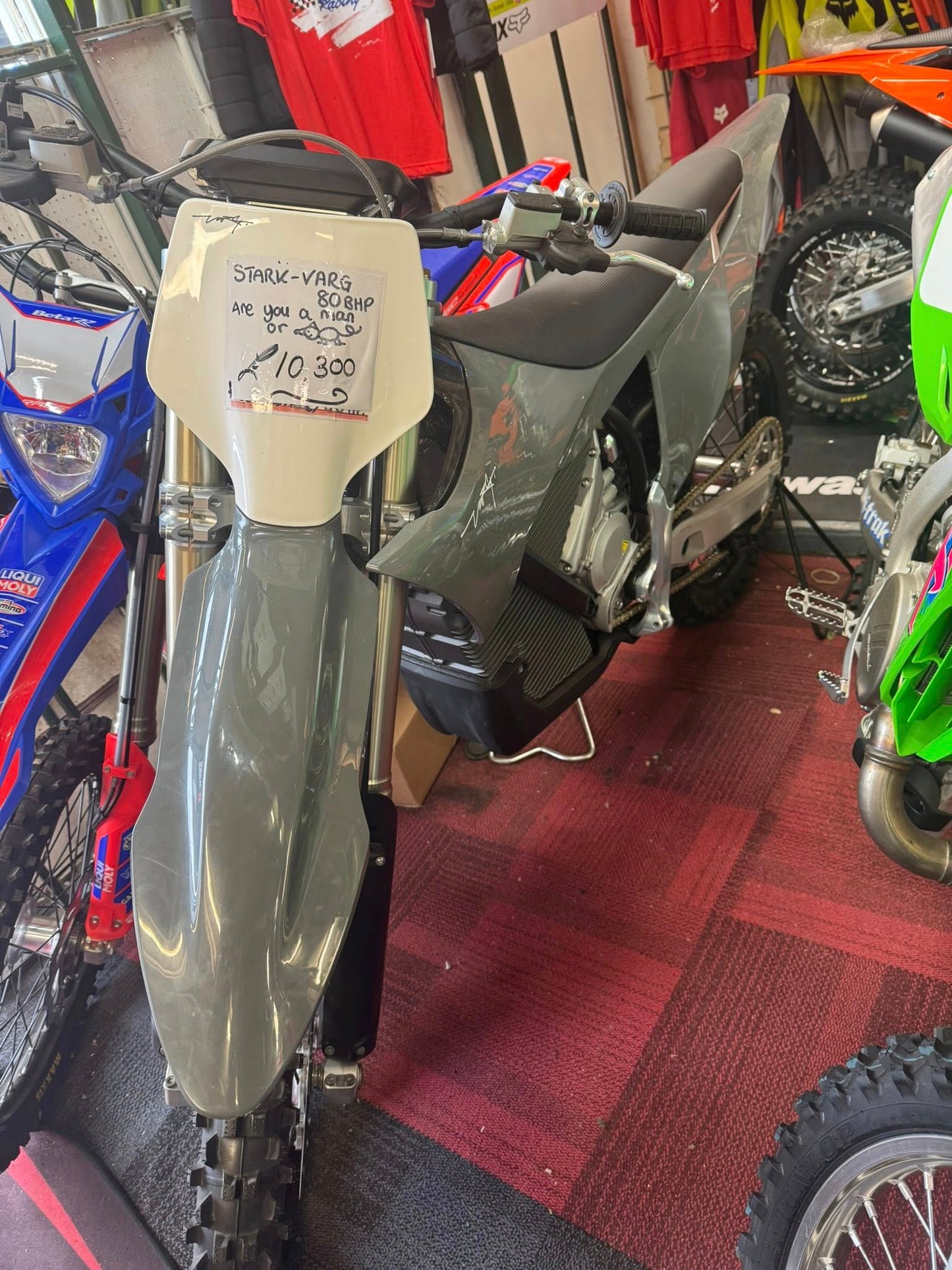 STARK VARG REDUCED TO CLEAR SUMMER SALE NOW £9000 WAS £10,300 80BHP FASTEST BIKE IN THE WORLD