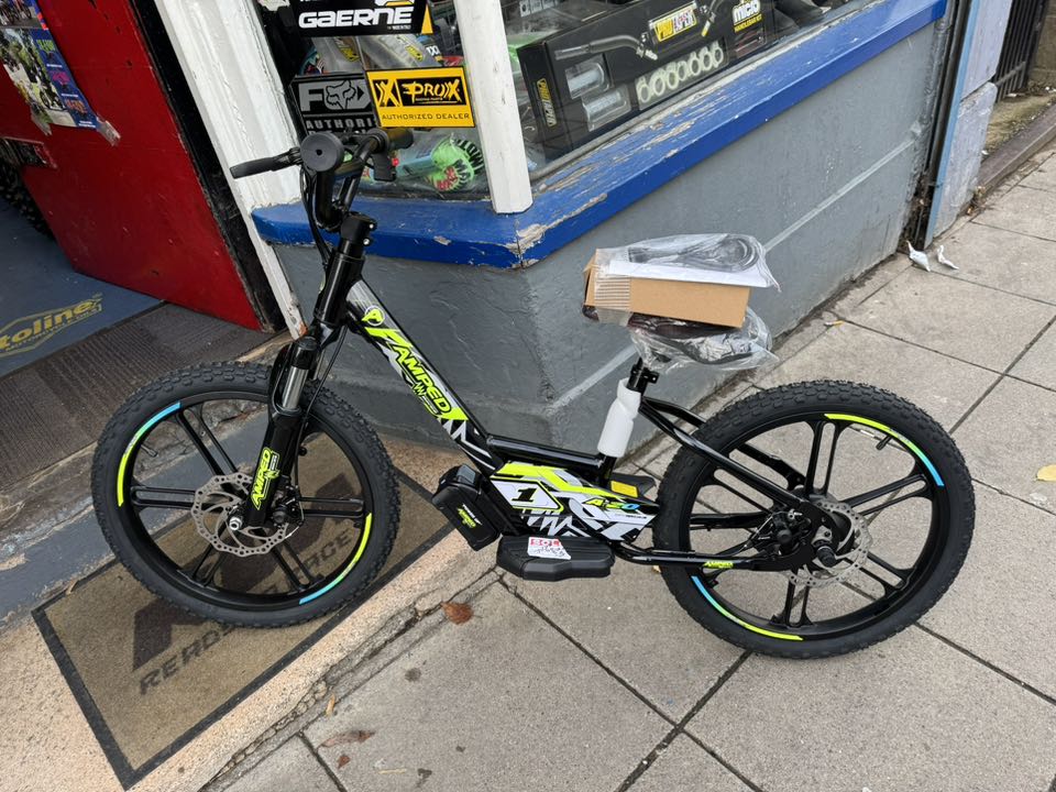 amped bikes battery operated aslo pro in stock