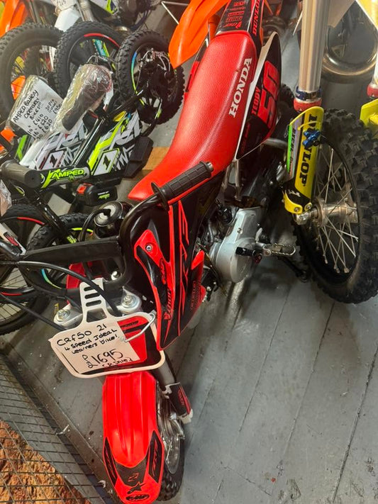 crf50 4 speeed fun kids bike