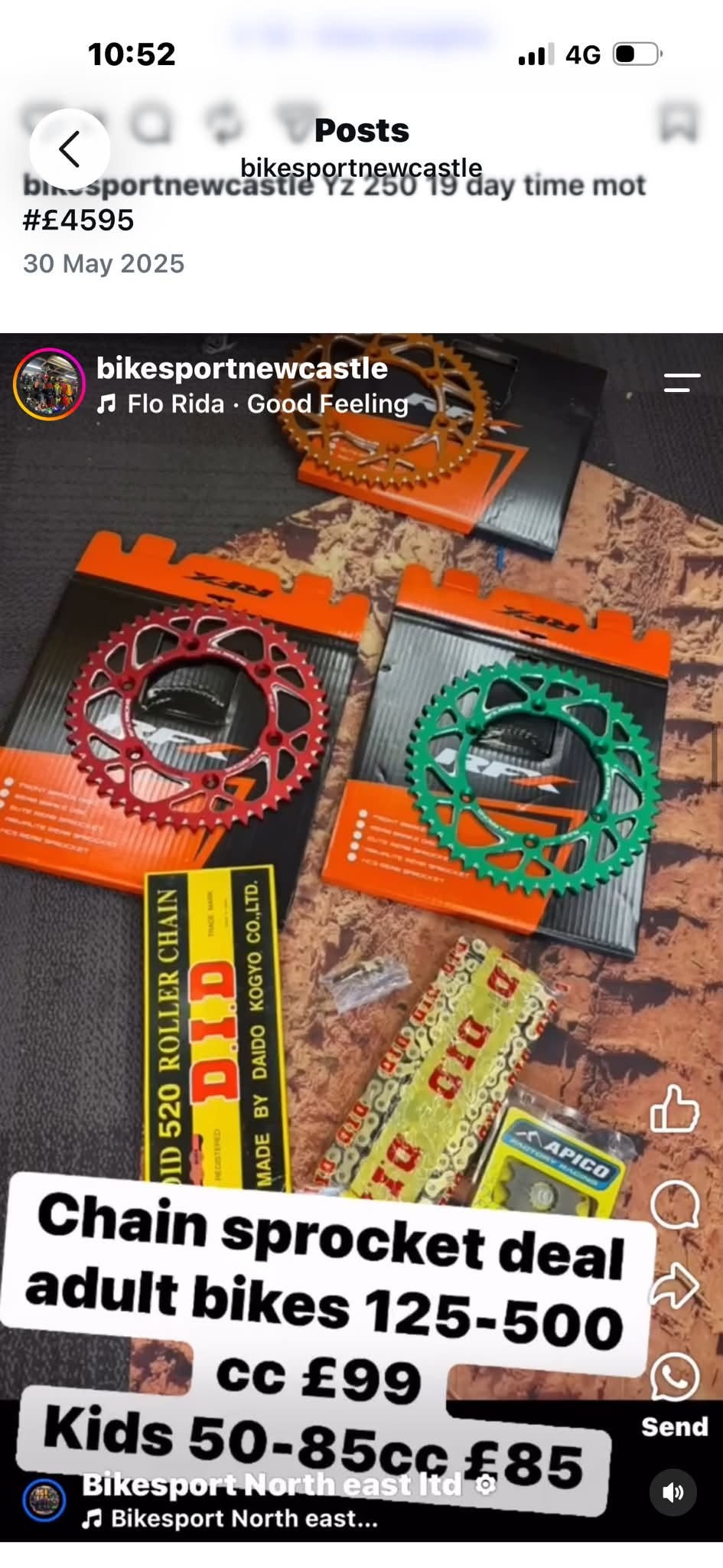 sprocket deal £95 adult bikes £85 kids bikes